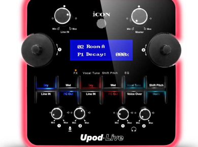Hướng dẫn sử dụng Icon Upod Live Soundcard LiveStream