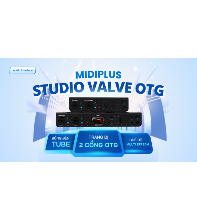 Audio Interface Midiplus Studio Valve OTG