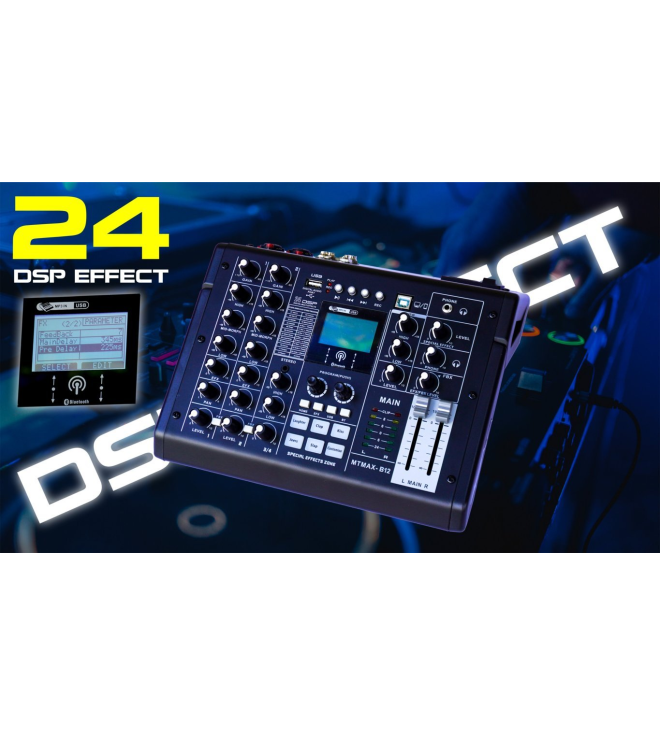 Mixer B12 Livestream , Karaoke Với Chất Lượng 48 Bit DSP