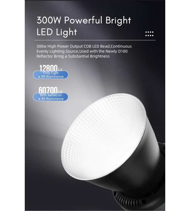 Đèn Tolifo KW-300B Pro 300W Bicolor COB LED