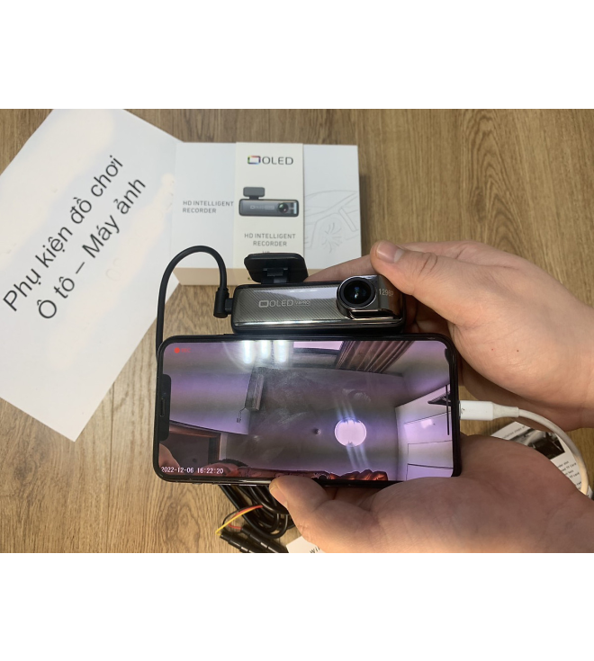 Camera Hành Trình Ô Tô Oled V8, Quay Full HD 1080, Bảo Hành 12 Tháng