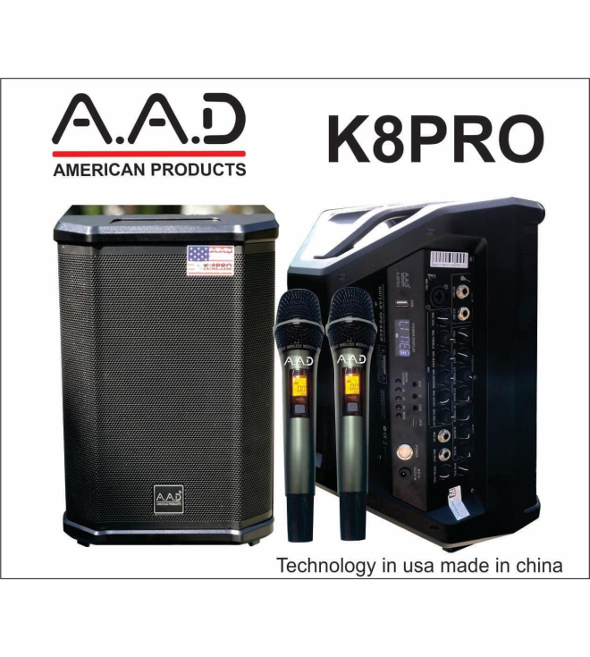LOA KARAOKE DI ĐỘNG AAD K8 pro