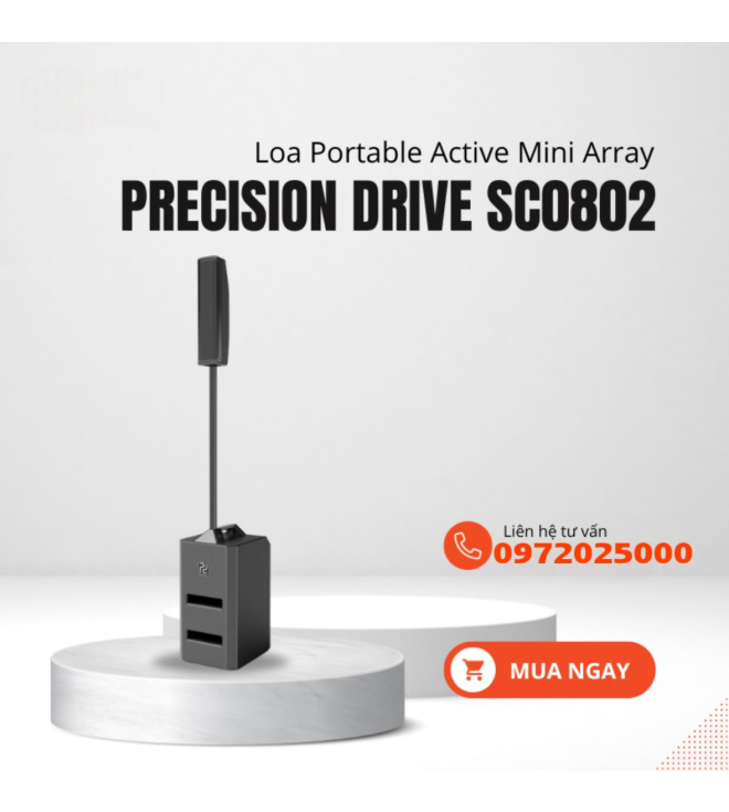 Loa Portable Active Mini Array Precision Drive SC0802