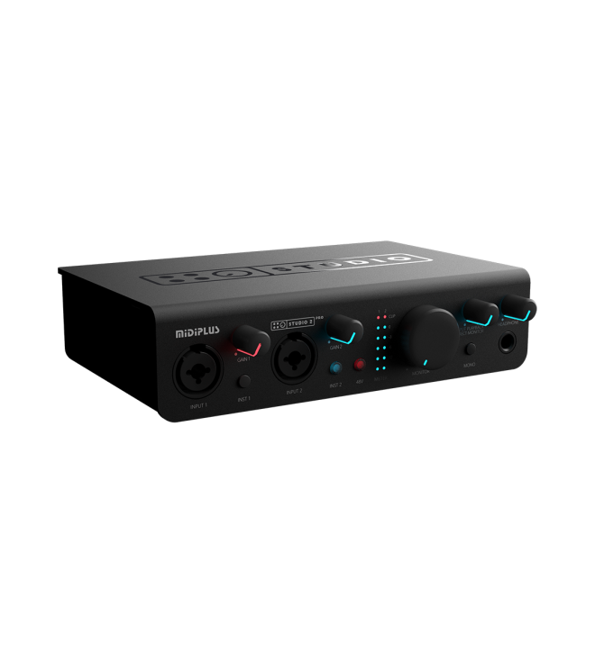 Sound Card MIDIPLUS Studio 2 Pro Gen 2 – Audio Interface