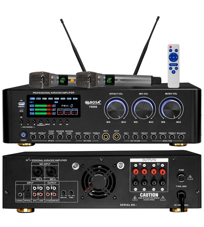 Amply 3 in 1 bosa T5000 
