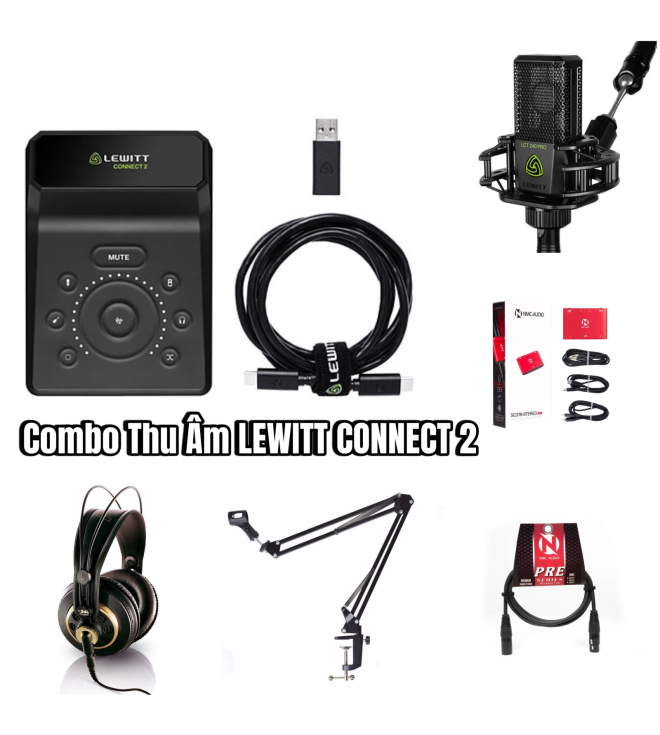 Combo Thu Âm Livestream Lewitt Connect 2 