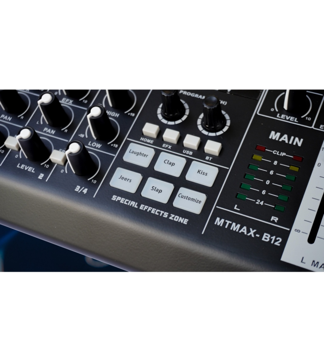 Mixer B12 Livestream , Karaoke Với Chất Lượng 48 Bit DSP