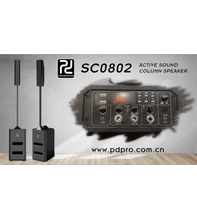 Loa Portable Active Mini Array Precision Drive SC0802