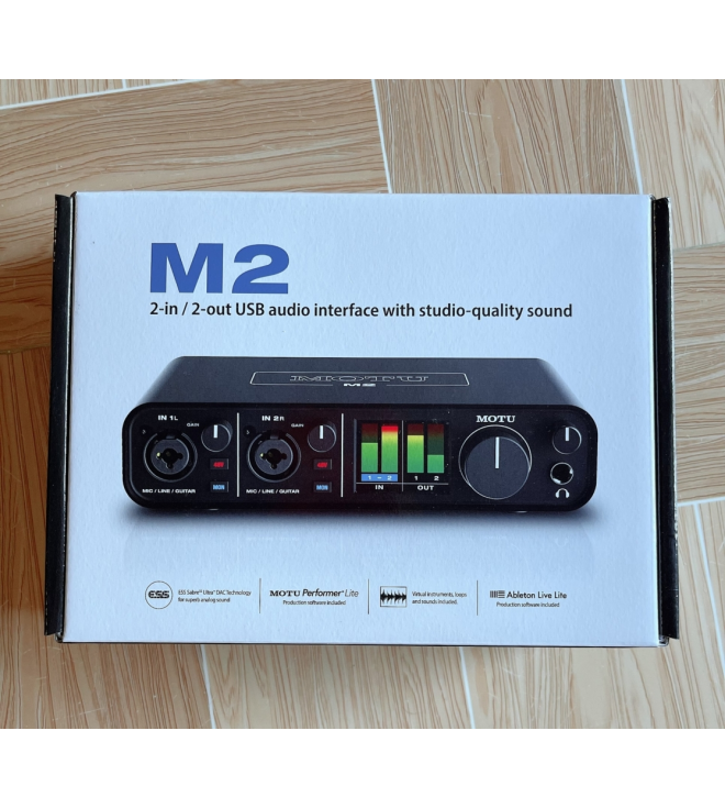 Sound card Motu M2 - Sound card thu âm chuyên nghiệp
