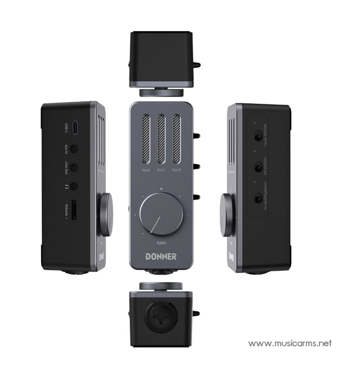 Sound Card Donner Livejack M Audio Interface - Box Livestream Stereo