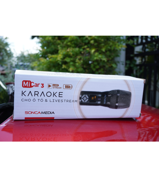 Micro Karaoke Trên Ô Tô Micar 3 Live - Tích Hợp Livestream OTG
