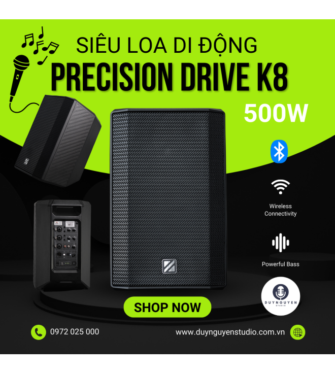 Loa di động Precision Drive K8 - Loa PD K8