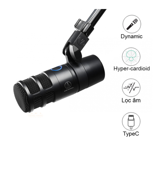 MICRO THU ÂM AUDIO TECHNICA AT2040 USB | CHÍNH HÃNG JAPAN