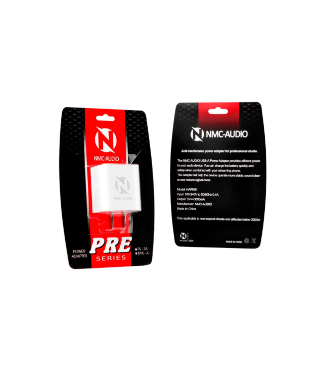 Adapter cấp nguồn, sạc NMC-AUDIO NAPK01 cổng Type-A