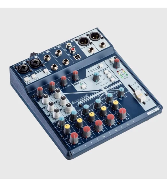 Mixer Analog Soundcraft NOTEPAD 8Fx - Mixer đa năng livestream Karaoke