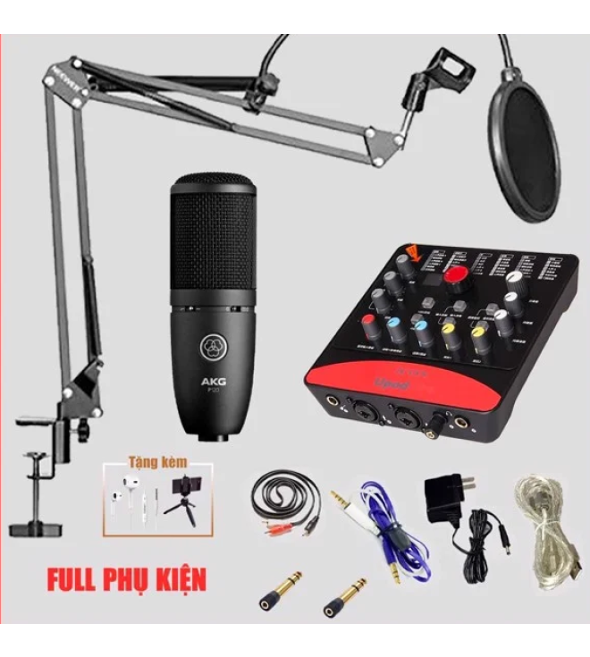 Bộ livestream Icon Upod Pro - Micro thu âm AKG P120