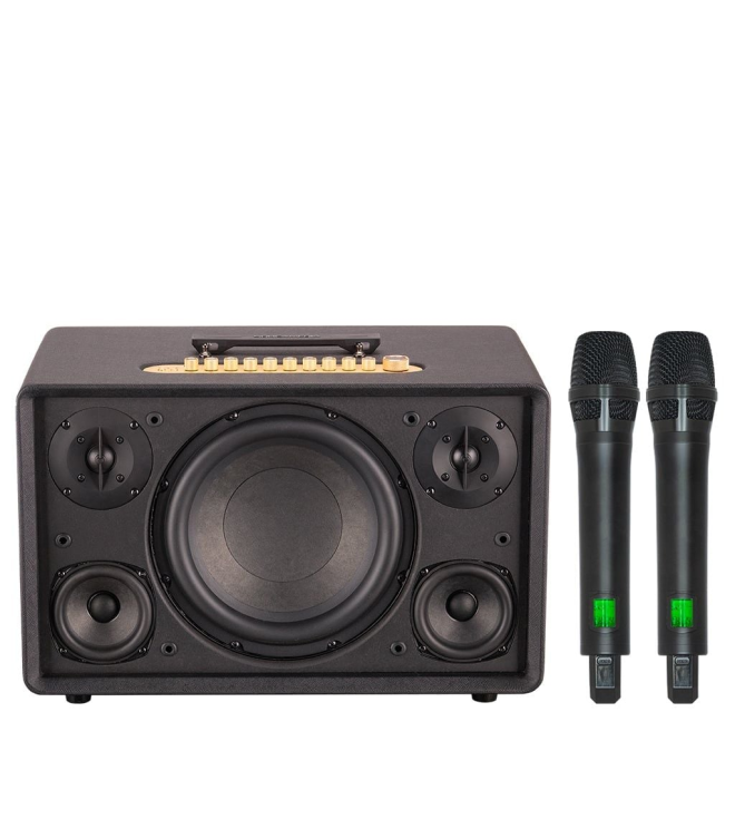 ACNOS FLAC 36 Ultimate – Loa Karaoke Di Động 500W RMS, 2 Chip DSP, Bass Sub 20, Kèm 2 Micro