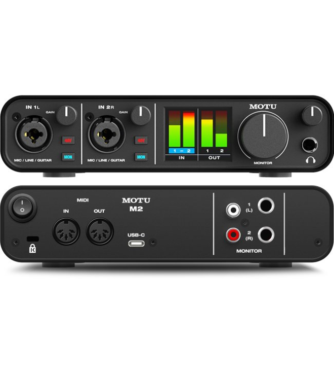 Sound card Motu M2 - Sound card thu âm chuyên nghiệp