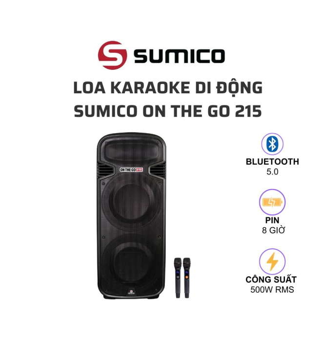 Loa Sumico On The Go 215 (Chính Hãng)