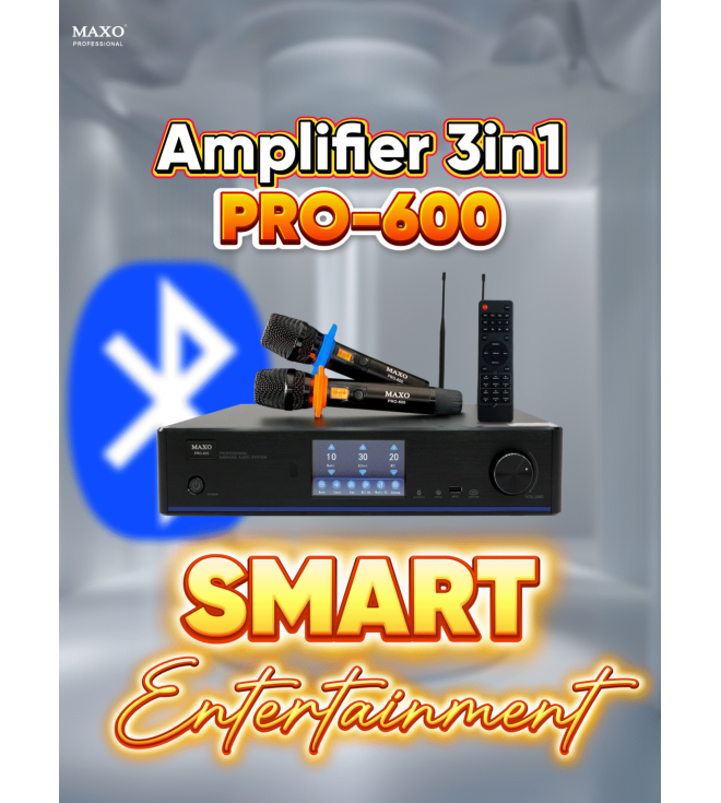 Amplifier 3In1 PRO-600