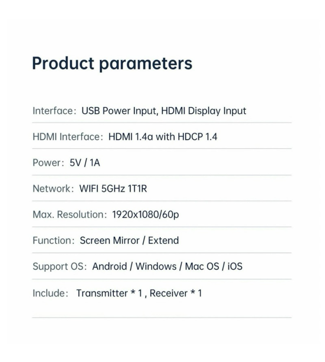Thiết Bị Thu Phát Hình Ảnh HDMI Không Dây SmartK
