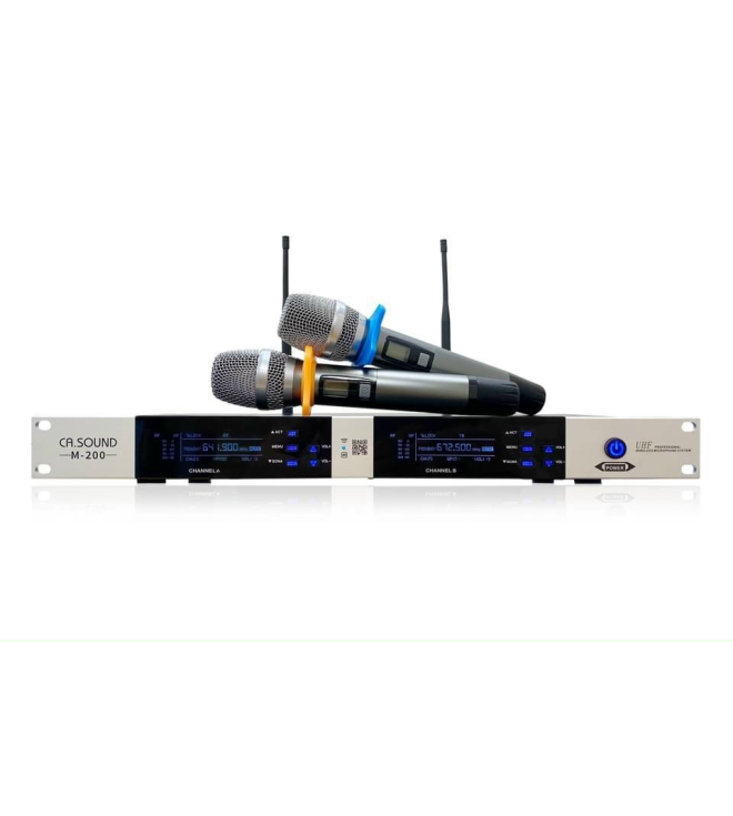 Dàn Karaoke Ca Sound Việt Nam - Đẩy Liền Vang KA-450 + Loa Full 30cm K312 Plus + Micro không dây UHF cao cấp