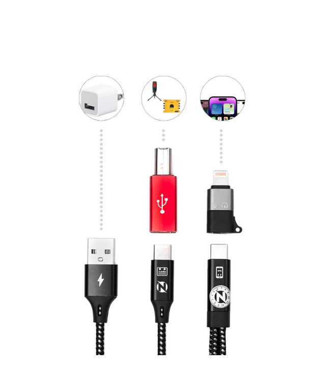 Dây Kết Nối OTG Livetream, Thu Âm Stereo NMC-LT04