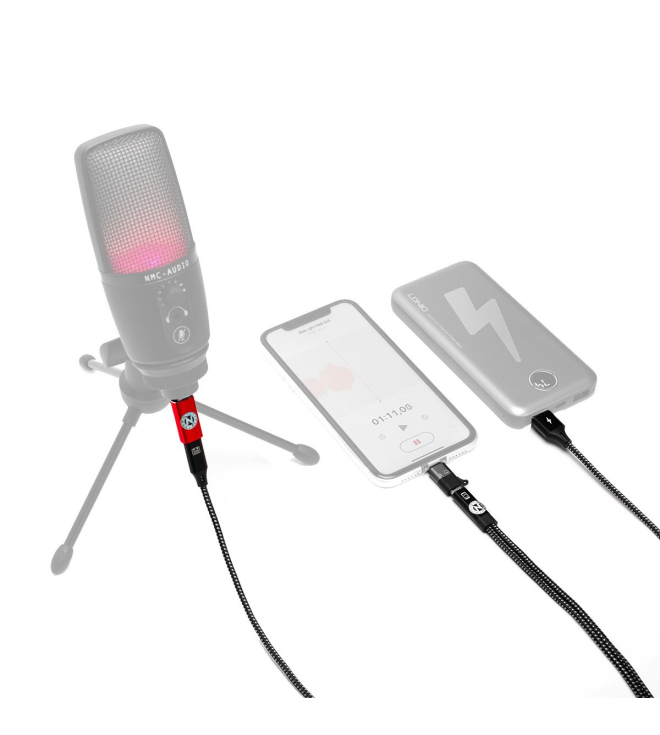 Dây Kết Nối OTG Livetream, Thu Âm Stereo NMC-LT04