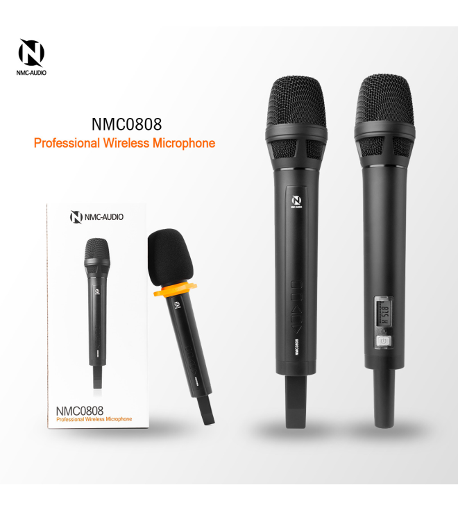 Micro Hát Karaoke Trên Ô Tô Qua Sóng FM - Micro Đa Năng NMC0808