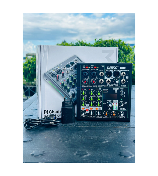 Mixer URX AM06 - 99 Hiệu Ứng DSP