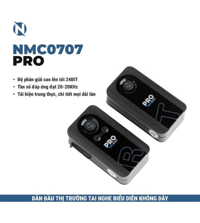 Thiết Bị Thu Phát Nhạc Không Dây NMC0707 Pro Chuẩn Stereo 24bit