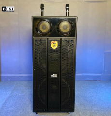 Loa Kéo BEST B-8300 Bass Đôi 40cm Công Suất Khủng 2000W