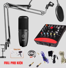 Bộ livestream Icon Upod Pro - Micro thu âm AKG P120