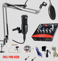 Bộ livestream Icon Upod Pro Micro thu âm Audio Technica AT2020