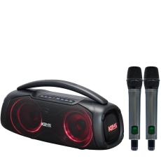 ACNOS CHILL – Loa karaoke xách tay di động 120W RMS, 2 DSP, Bass Đôi 13cm, Kèm 2 Micro